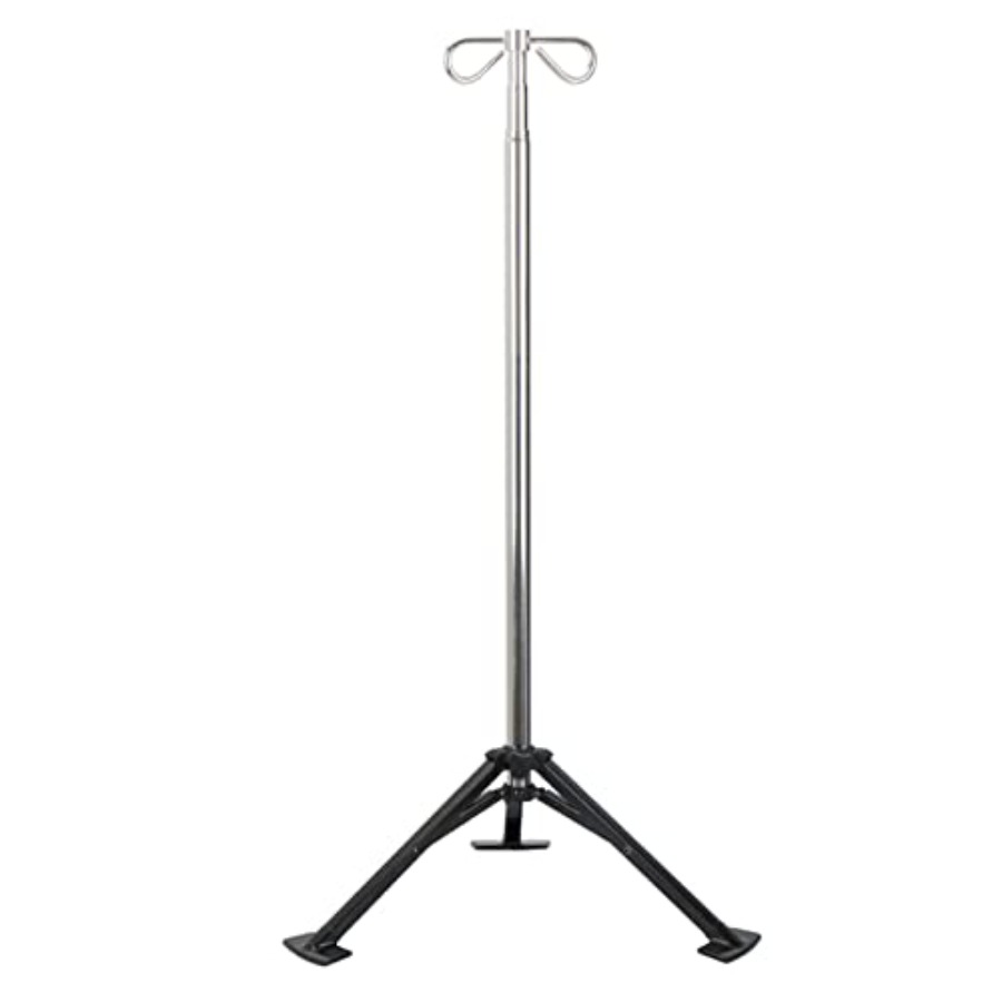 Iv Infusion Pole - Portable Iv Pole pad Retractable Aluminum