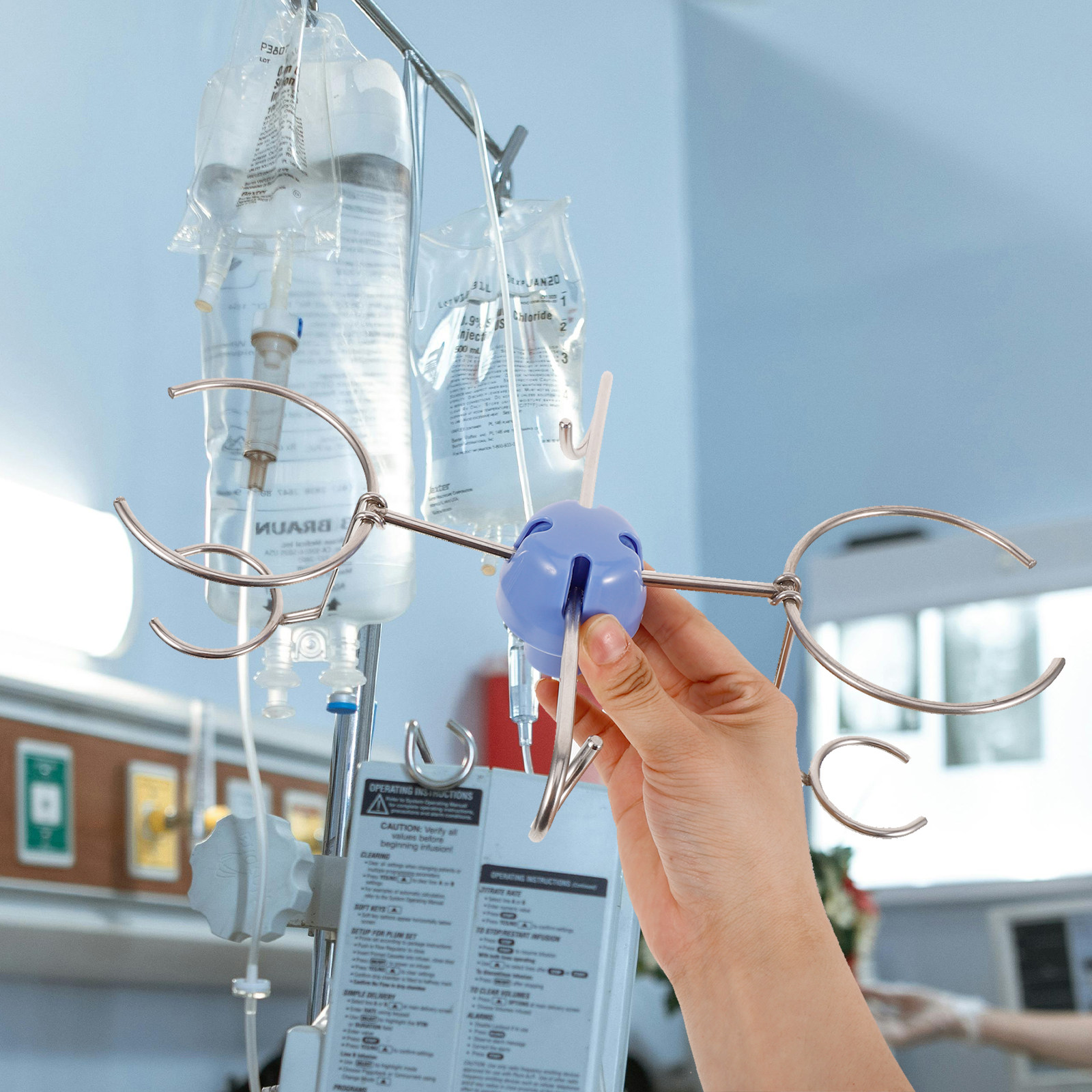 Infusion Stand Hook Stainless  - Iv Infusion Pole recensie en prijs