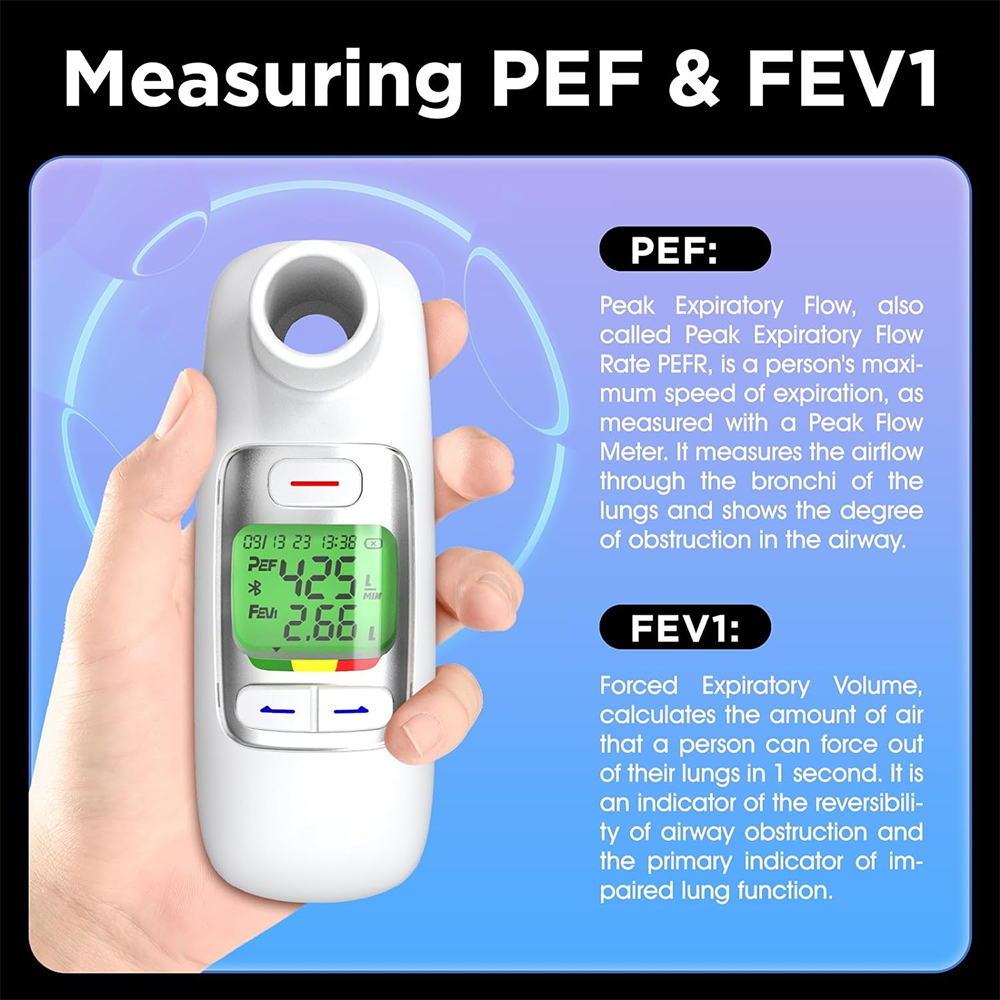 Medical Bluetooth Lung Functio - Spirometer Lung Function recensie en prijs