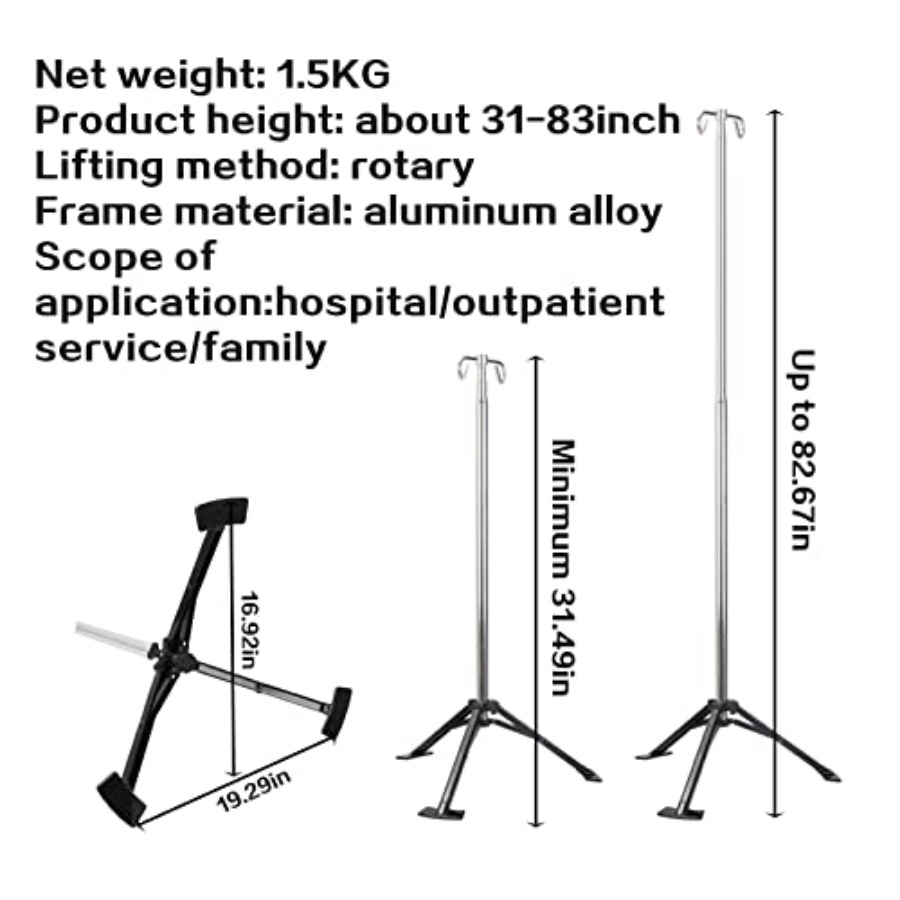Portable Iv Pole pad Retractab - Iv Infusion Pole recensie en prijs