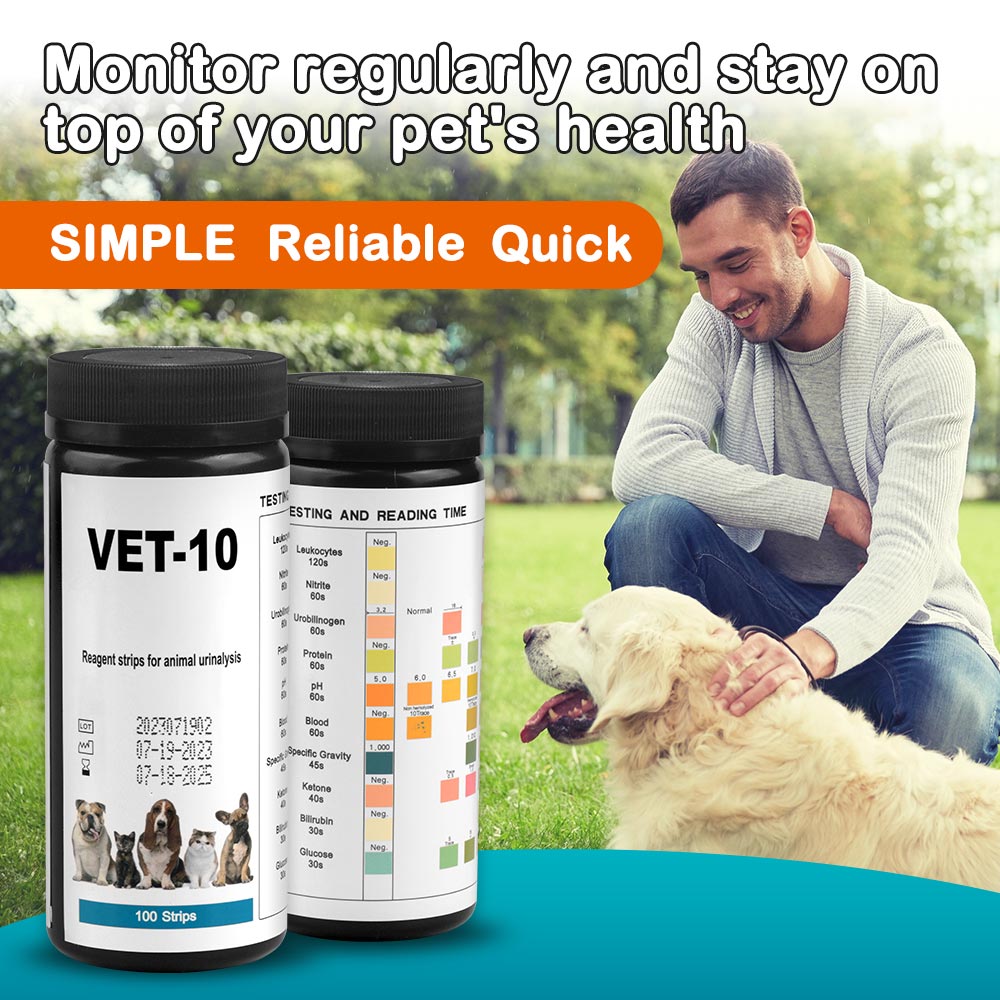 10-Parameter Cat & Dog Urine T - Urinalysis Reagent Strip recensie en prijs