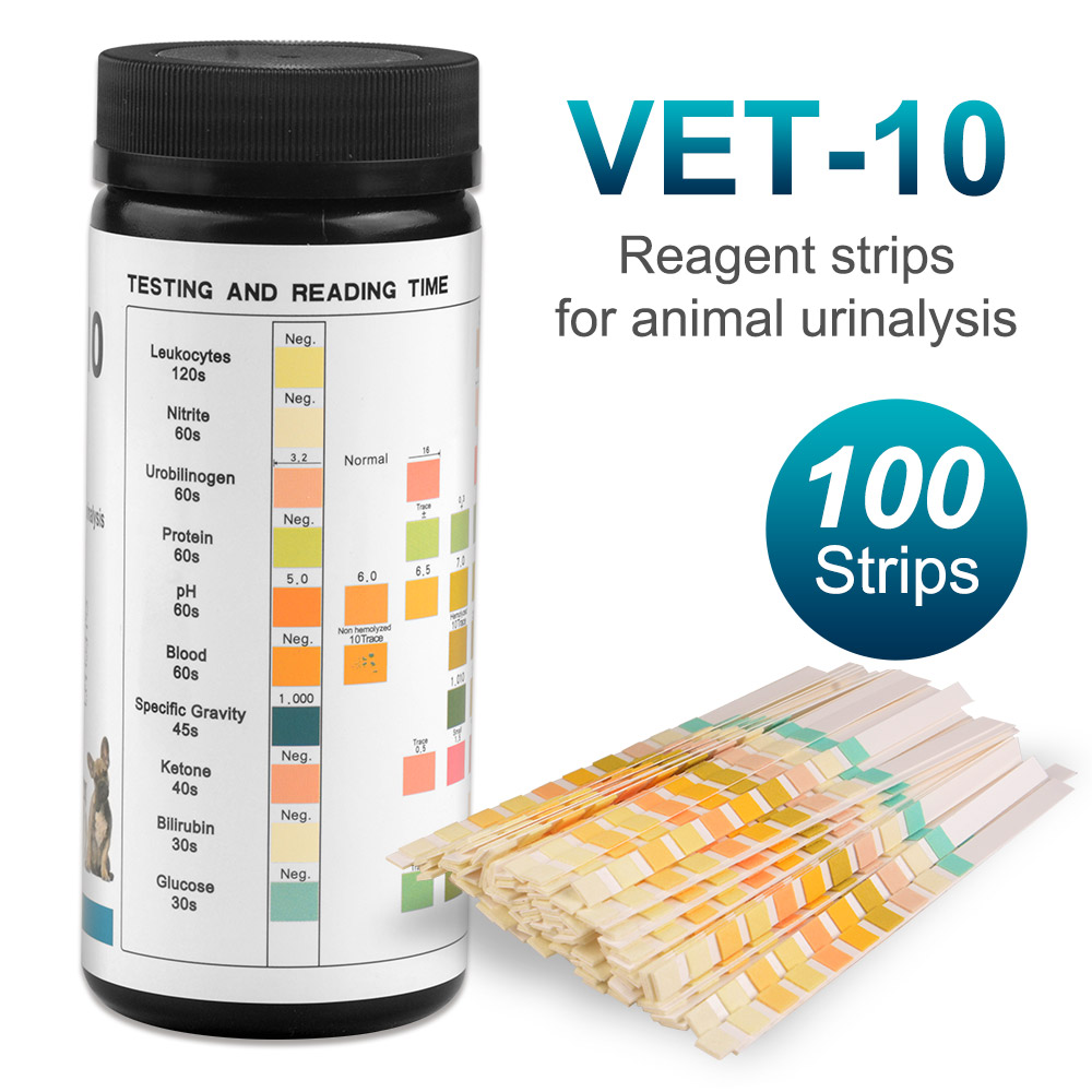 10-Parameter Cat & Dog Urine T - Urinalysis Reagent Strip recensie en prijs